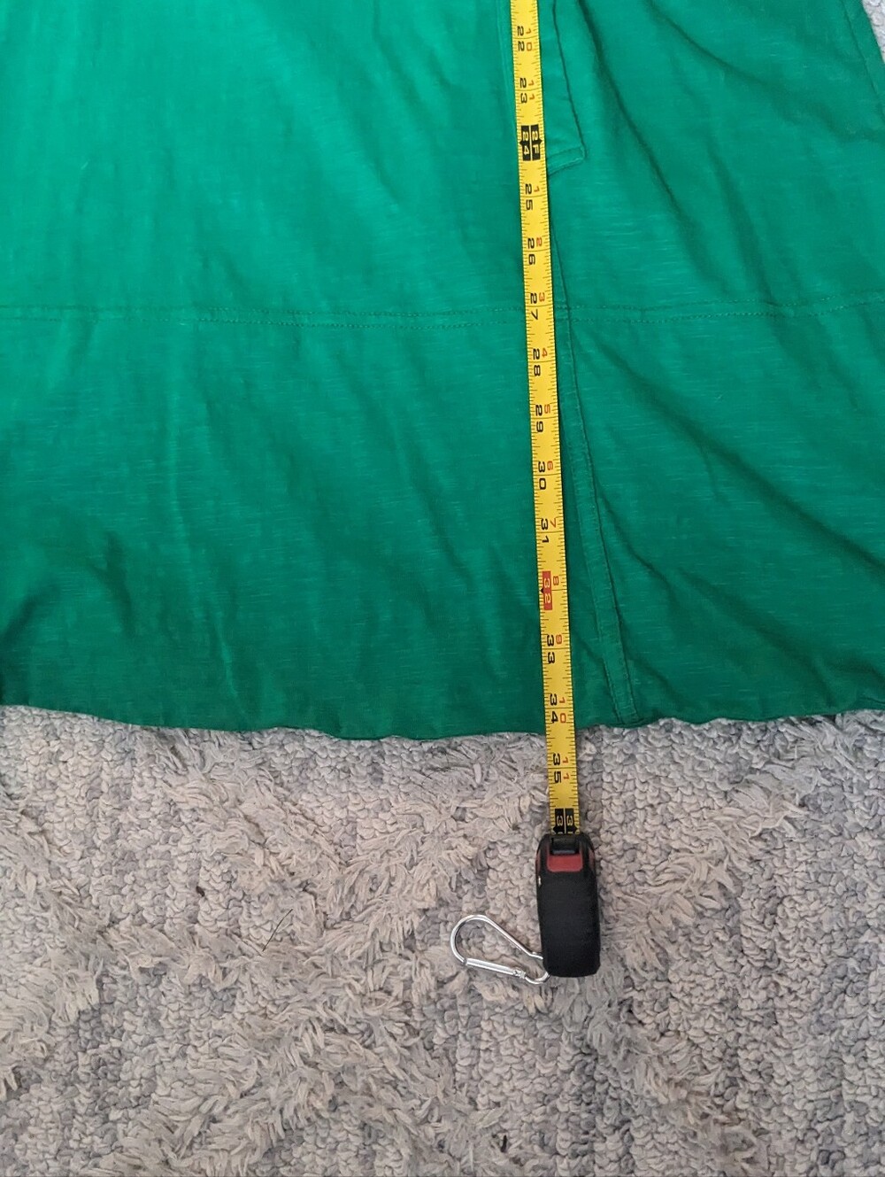Green ME+EM Swing Dress With Pockets 100% Cotton - Picture 4 of 7